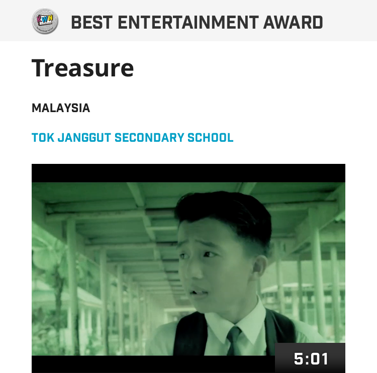 Best Entertainment Award Treasure