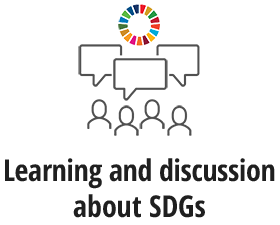 Learning and discussion about SDGs