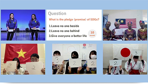 Discussion about SDGs Through the Entry Videos image1