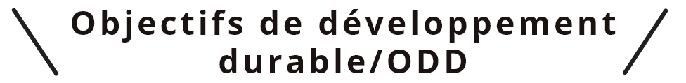 Objectifs de développement durable/ODD