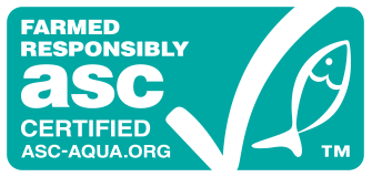 ASC certified responsibly farmed seafood Certified