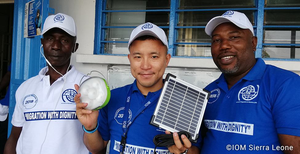 Kunikazu AKAO , Project Coordinator of Diaspora Engagement International Organization for Migration © IOM Sierra Leone