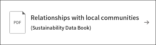 Relationships with local communities (Sustainability Data Book)
