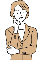 Illustration: A woman in a suit with a positive expression