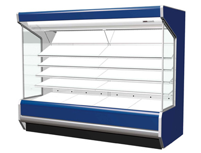FPW-EV085, a display case compatible with a fluorocarbon-free freezer
