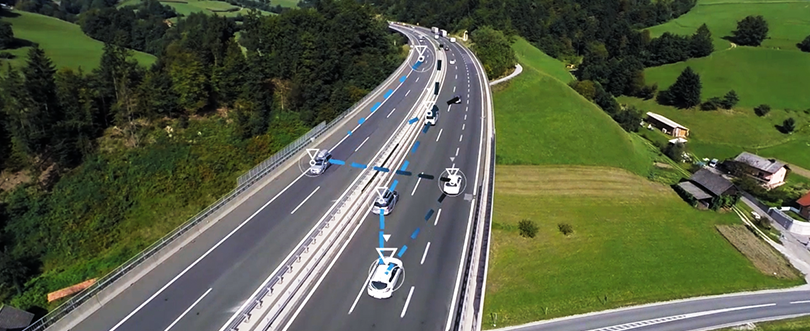 Photo: Image of an intelligent transport system (ITS)