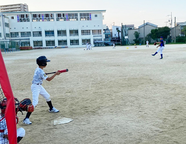Photo: Cours de baseball
