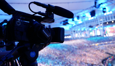 写真：リオオリンピック会場に設置されたHDカメラレコーダー