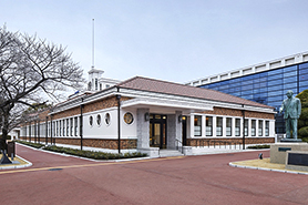 写真：3月7日にオープンした松下幸之助歴史館