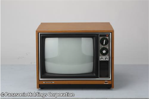 写真：省エネ・実用型カラーテレビ「クイントリックス」、TH18-E25