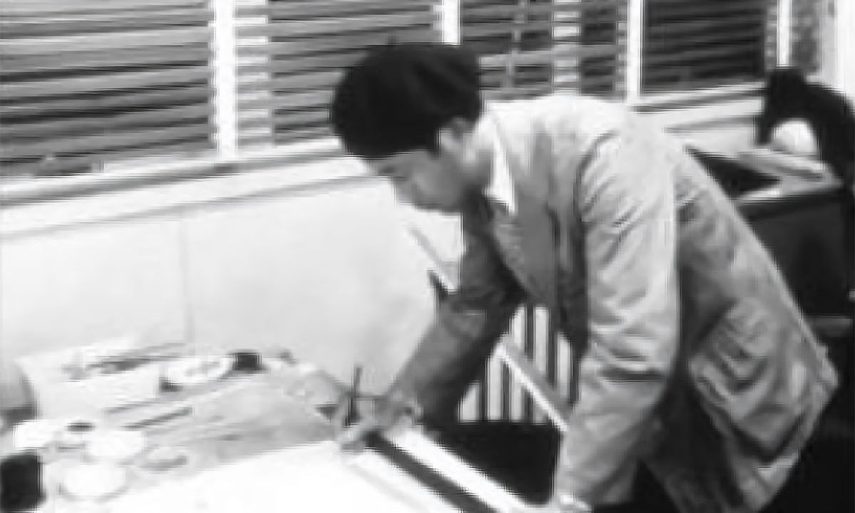 1951年、デザイン部門初代リーダー 真野