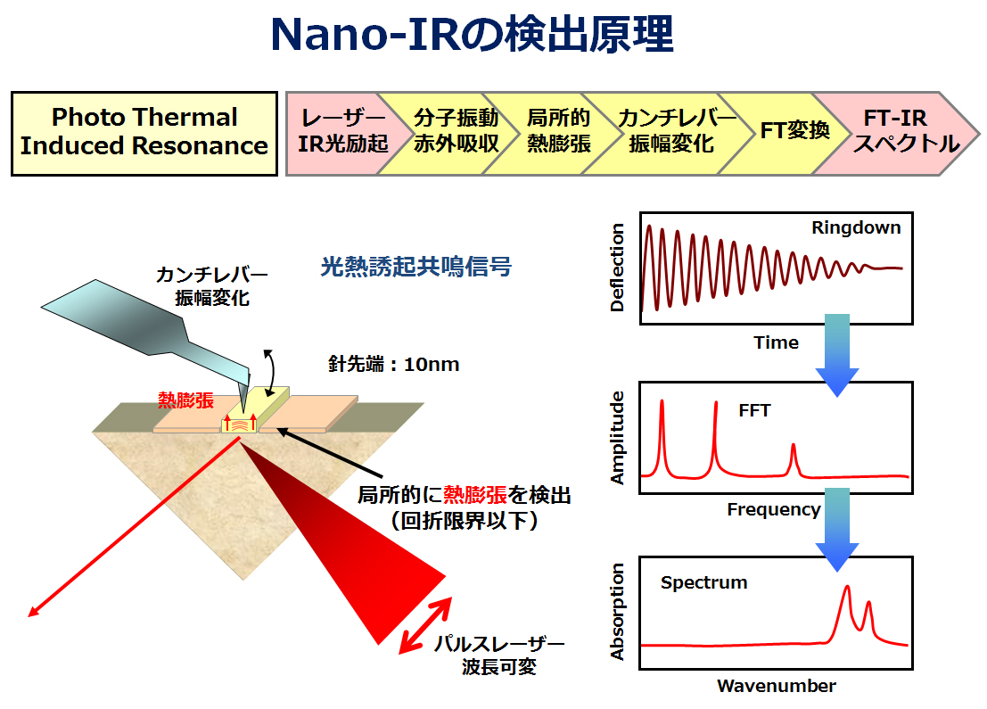 Nano-IRの検出原理