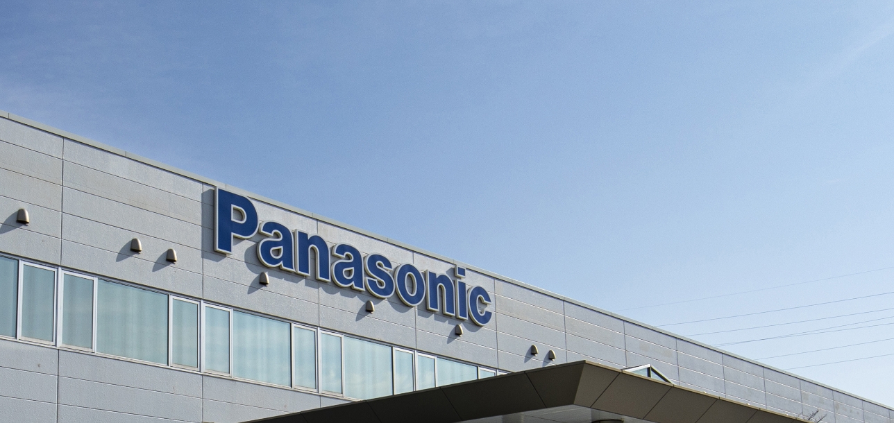 Photo of entrance of Panasonic headquarters