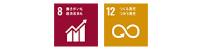 SDGs目標8,12