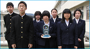 写真： 埼玉県立小川高等学校の生徒