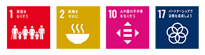 SDGs目標1,2,10,17