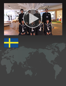 担当応援国：スウェーデン王国 作品名：「綱引き」 学校名：岩手県 九戸村九戸中学校