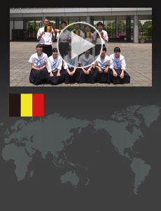 担当応援国：ベルギー王国 作品名：ベルギーといえば何だろうな？ 学校名：福井県坂井市立三国中学校